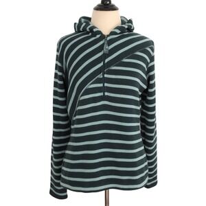 CORE CONCEPTS Womens Fleece Lined Hoodie Pullover SWEATER M 1/4 zip athleisure